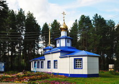 Деревянная церковь Илии Пророка в Жешарте республики Коми