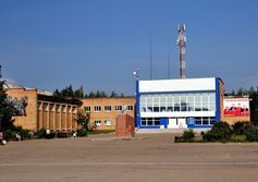 Скульптурный памятник "Звезда" в пгт.Нижний Одес республики Коми