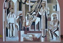 Мозаичное панно на доме по проезду Строителей и стене художественной школе Ухты