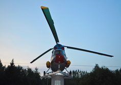Памятник вертолету посвящен покорителям Севера в Сосногорске