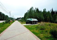 Памятник бронетранспортеру в Сосногорске