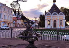 Скульптурная композиция "Трал" в Рыбинске