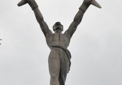 Мемориал Победы в Рыбинске на берегу Волги