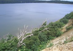 Озеро Лагунное (Лагунка) острова Кунашир на Южных Курилах