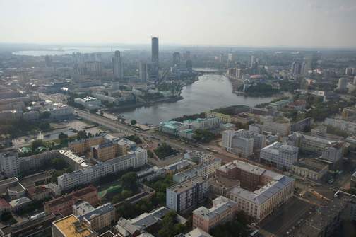 Смотровая площадка бизнес-центра «Высоцкий» в Екатеринбурге