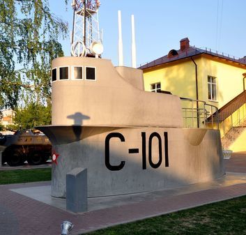 Музей военной техники под открытым небом в городе Бор Нижегородской области