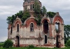 Никольская церковь в Гурьево-Воскресенском Тверской губернии