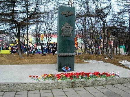 Мемориальная стела героям Великой Отечественной войны