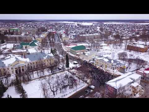 Храм Воскресения Христова (Красная церковь) в Вичуге (Тезино) Ивановской области