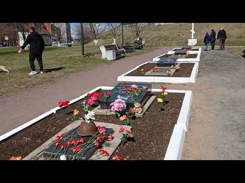 Братская могила советских воинов в городе Сортавала